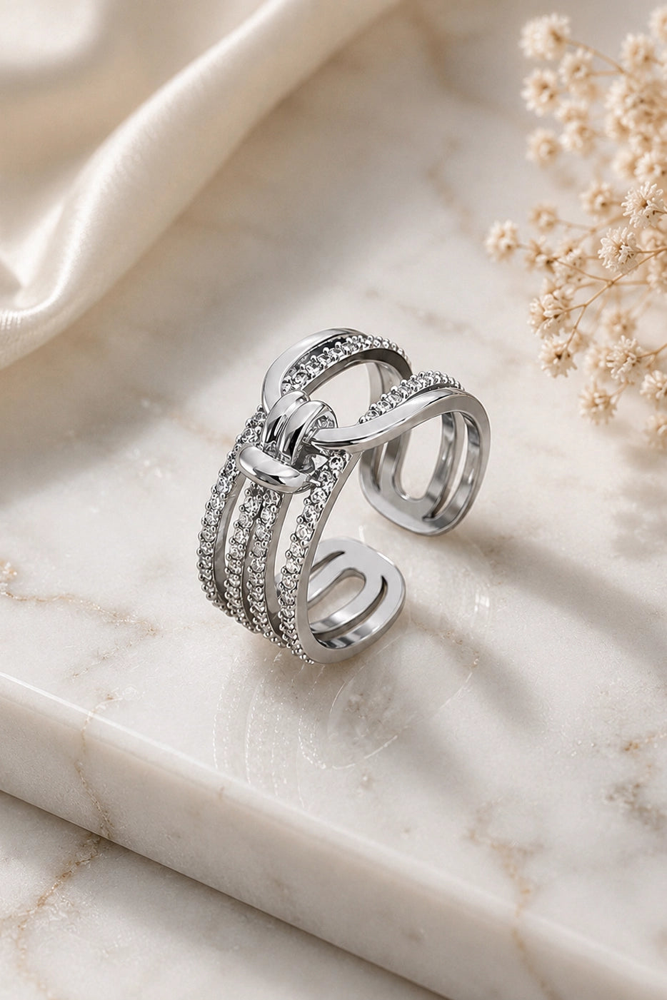Knot Multi-Band Ring