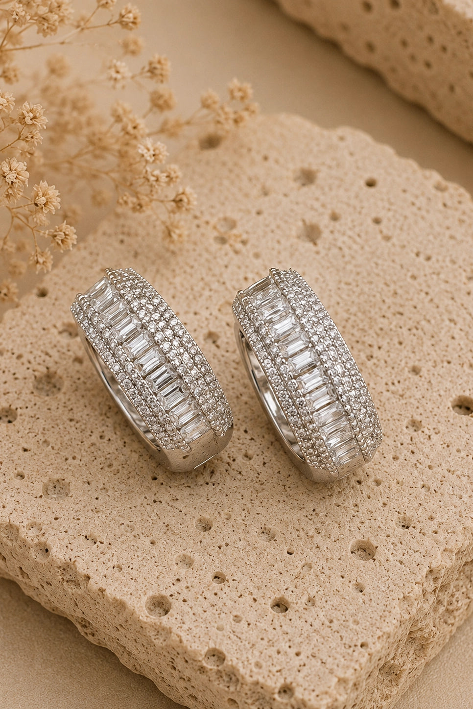 Pave Crystal Hoop Mini