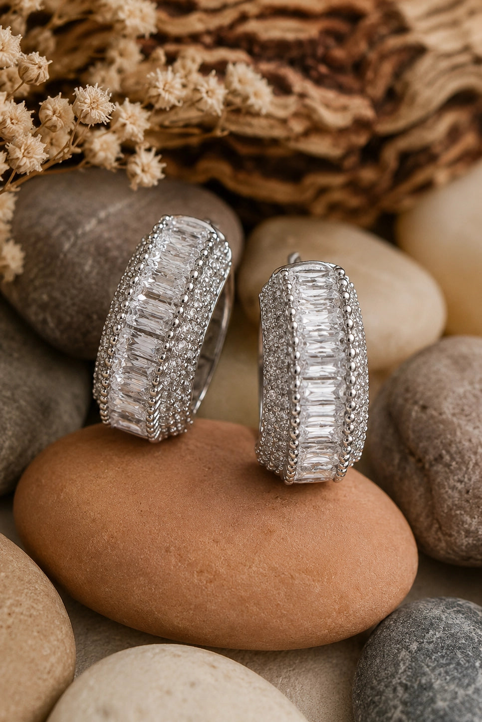 Pave Crystal Hoop Mini