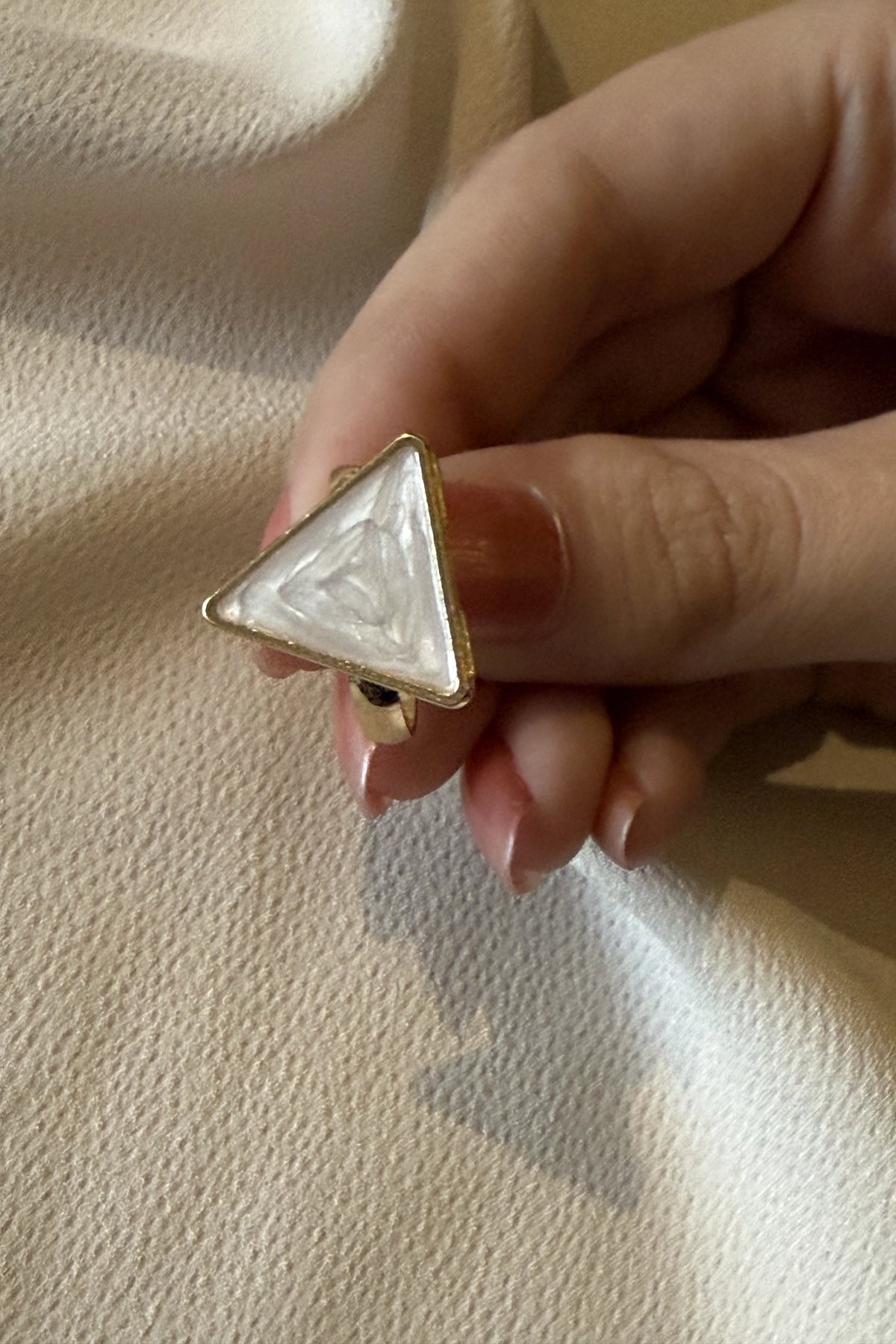 Gold Crossover Ring