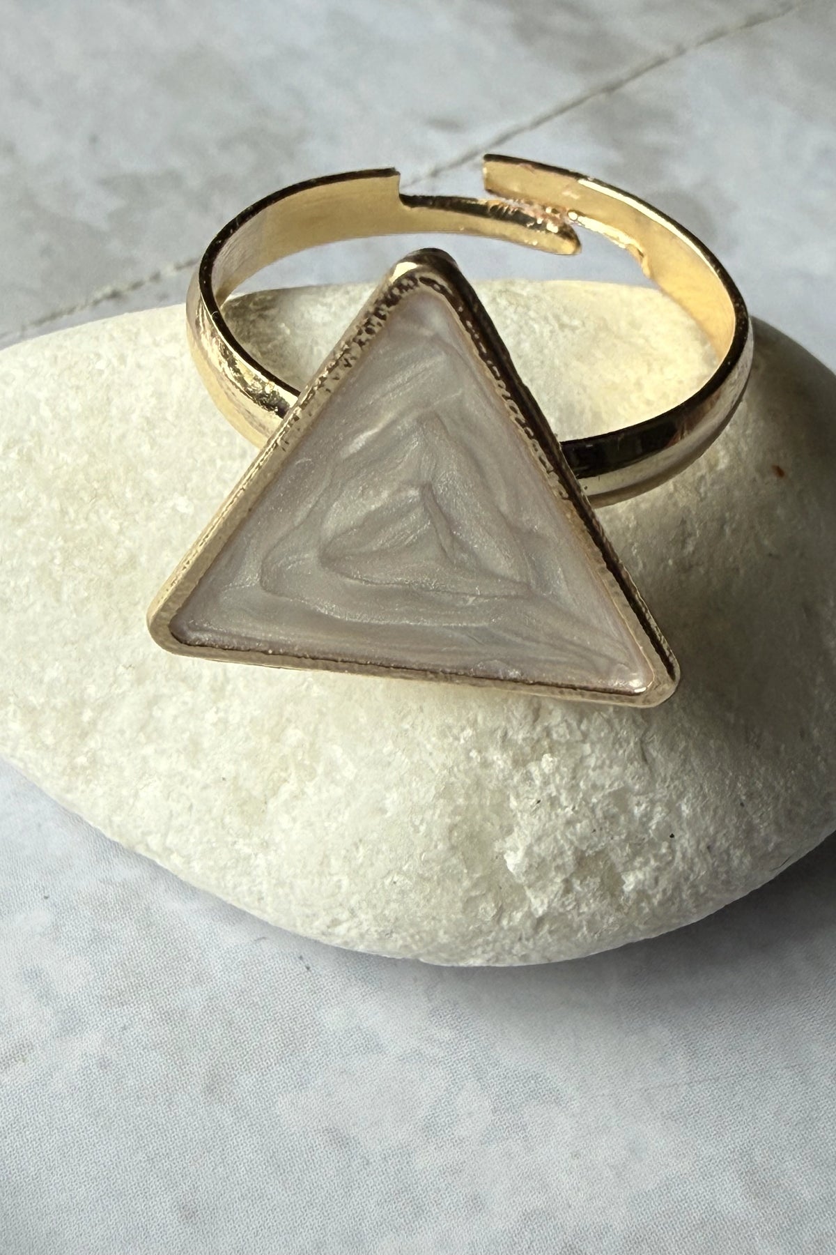 Gold Crossover Ring