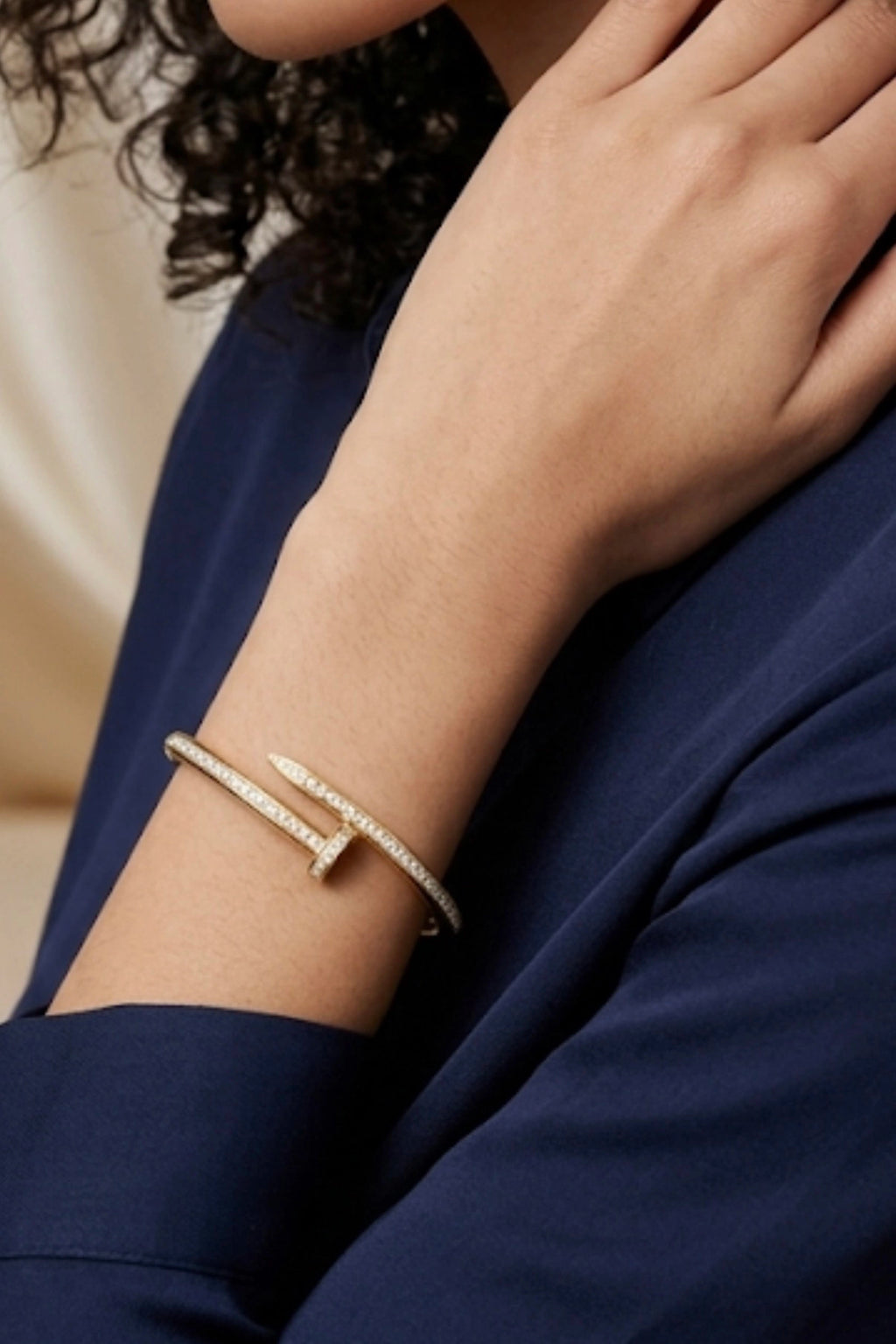 Crystal Nail Bangle