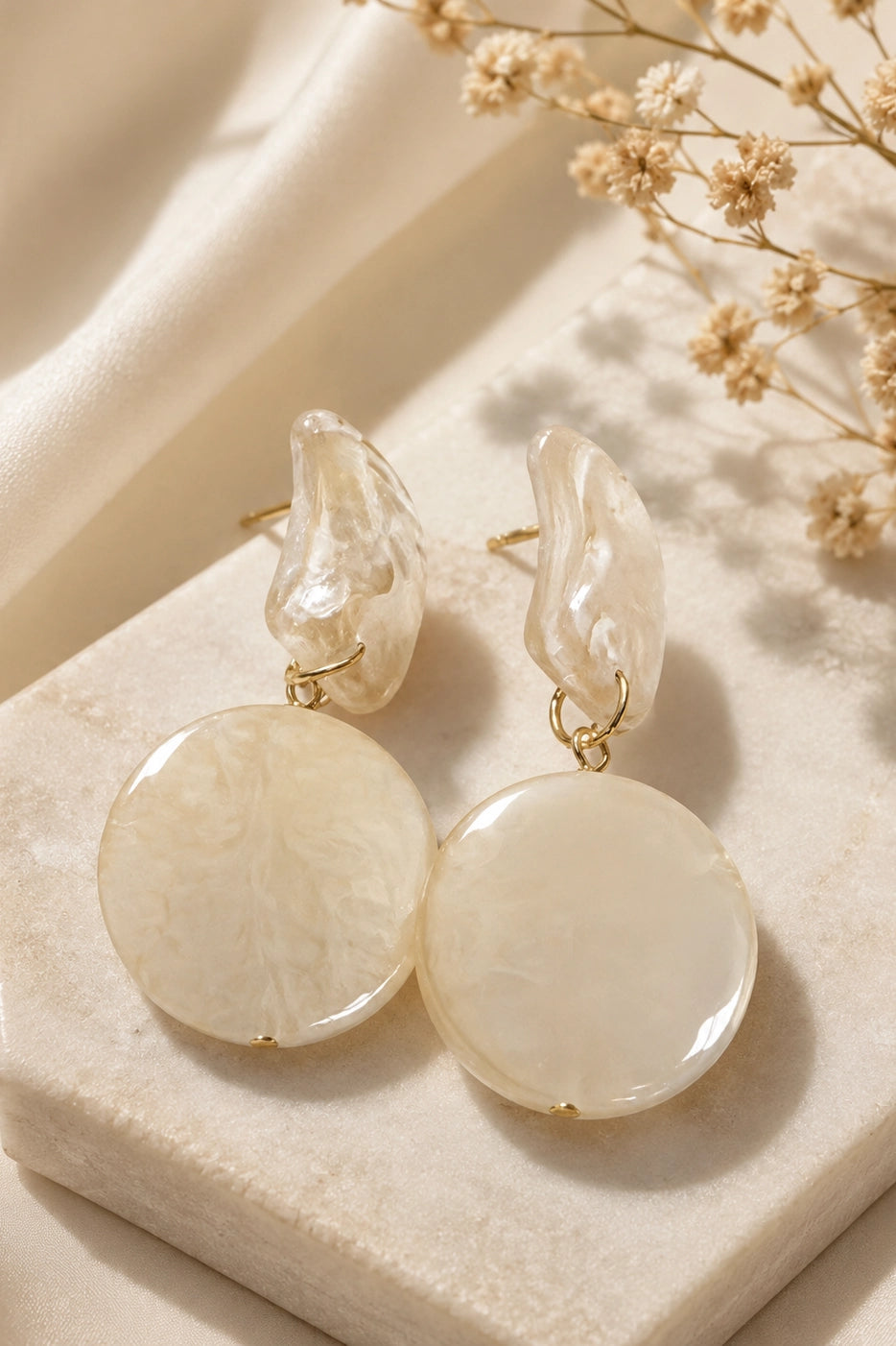 Ivory Disc Drops
