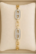 Pave Mariner Chain Bracelet