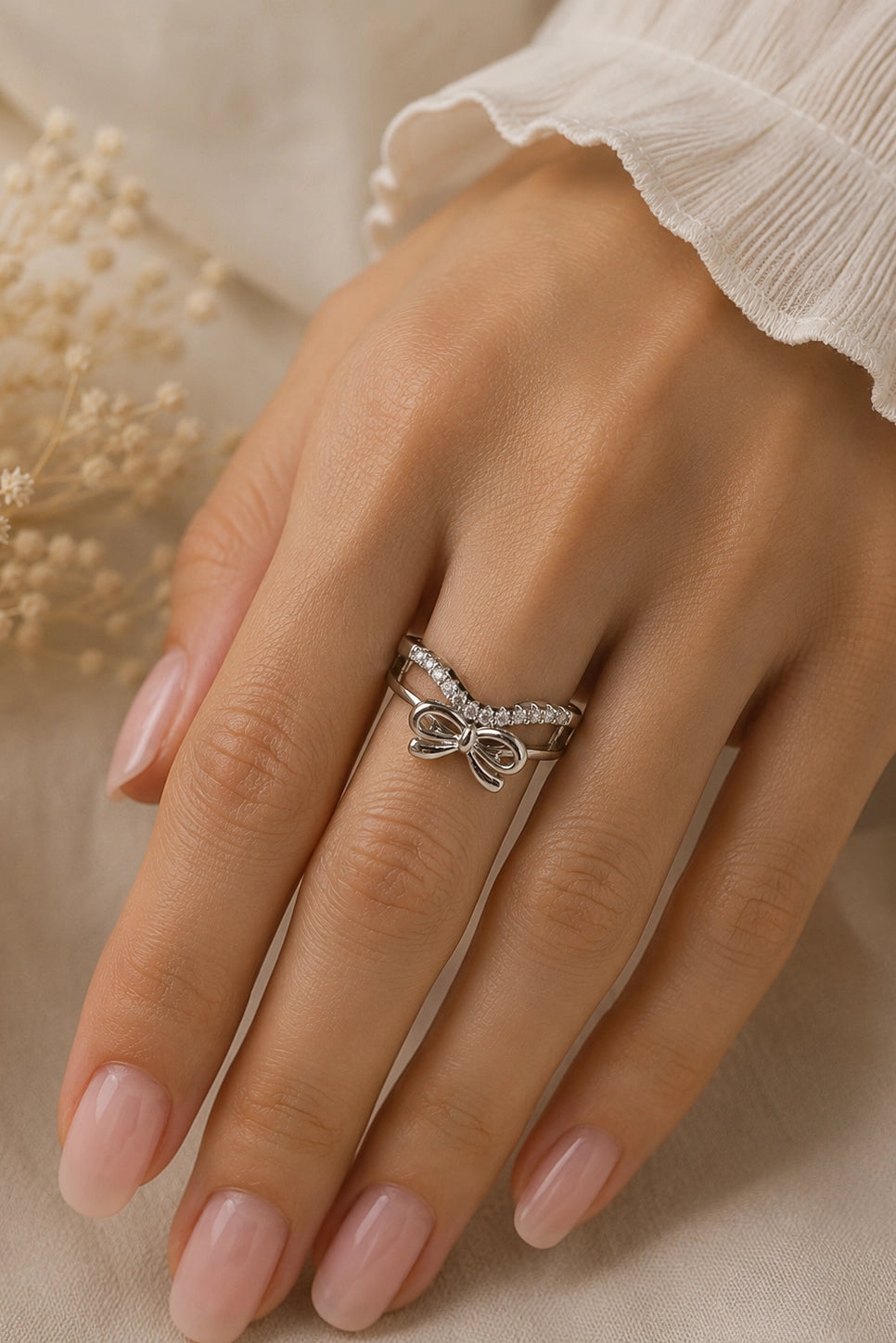 Ribbon Bow Ring
