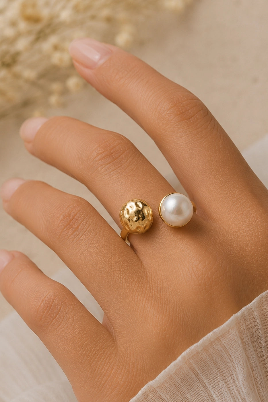 Pearl Orb Ring