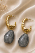 Storm Stone Hoops