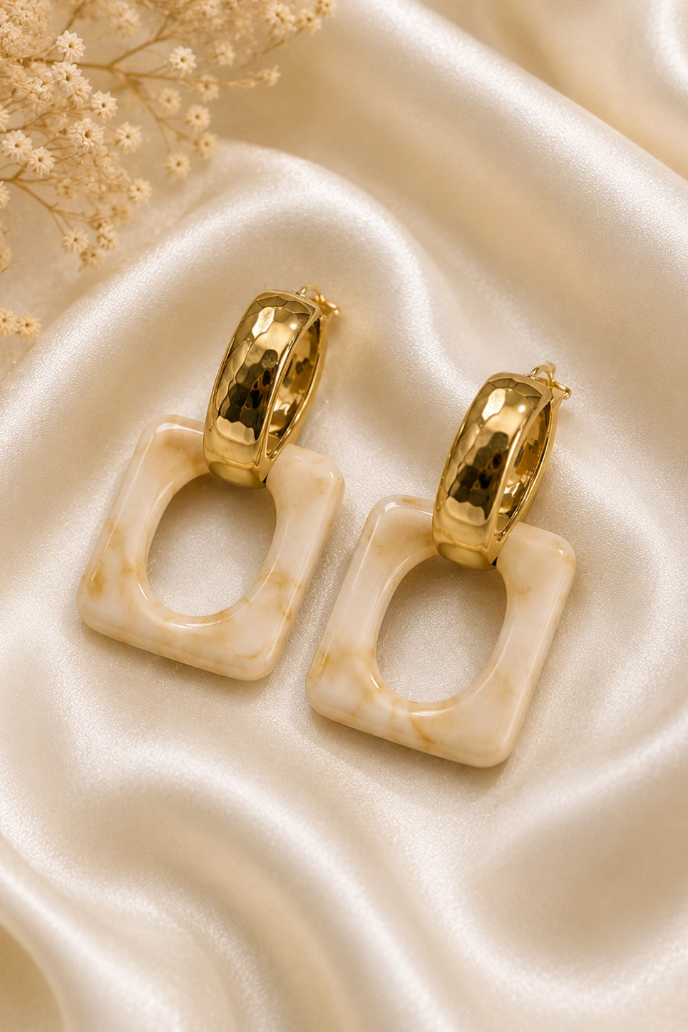 Marble Square Hoops