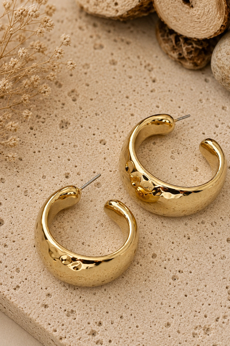 Organic Wide Hoops