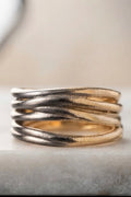 Gold Strand Wrap Ring