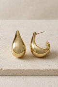 Teardrop Puff Hoops