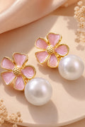 Fleur Pearl Drops-Pink