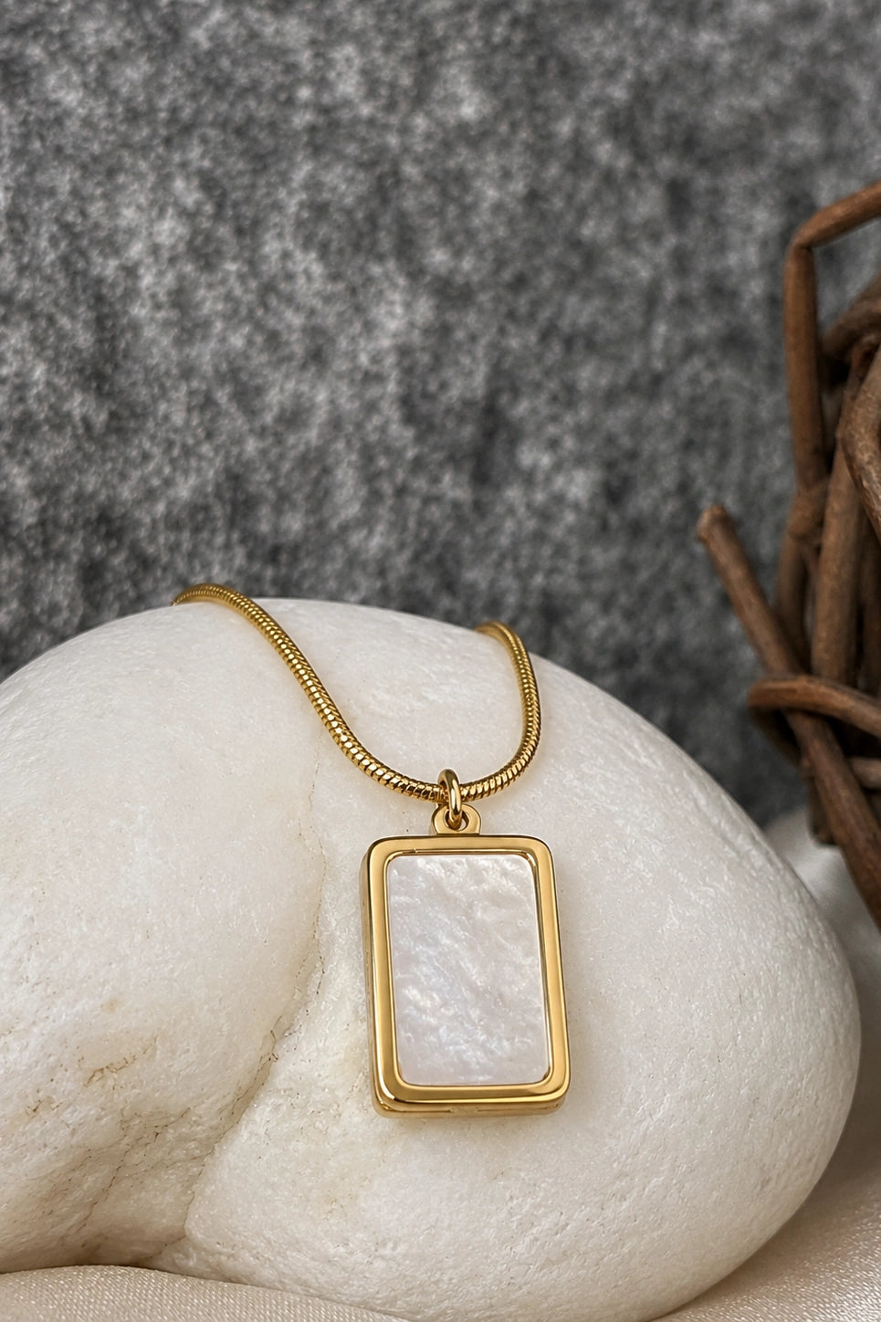 Dual sided pendant Necklace