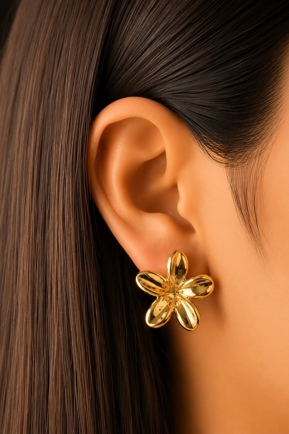 Glossy Flower Studs