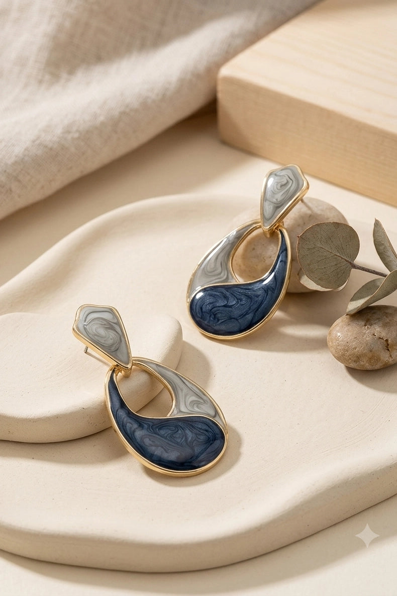 Denim Swirl Drops