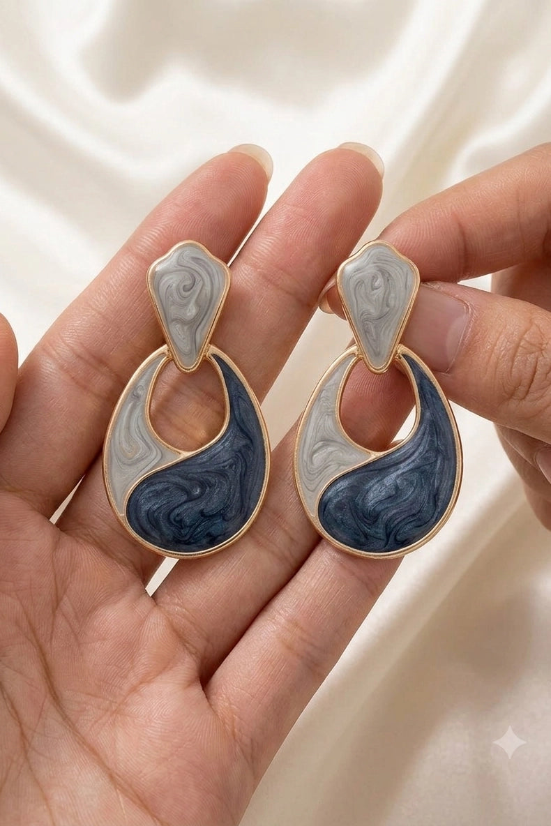 Denim Swirl Drops
