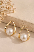 Pearl Triangle Studs