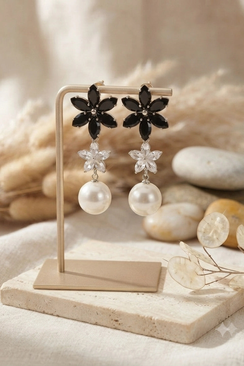 Noir Bloom Pearl Drops