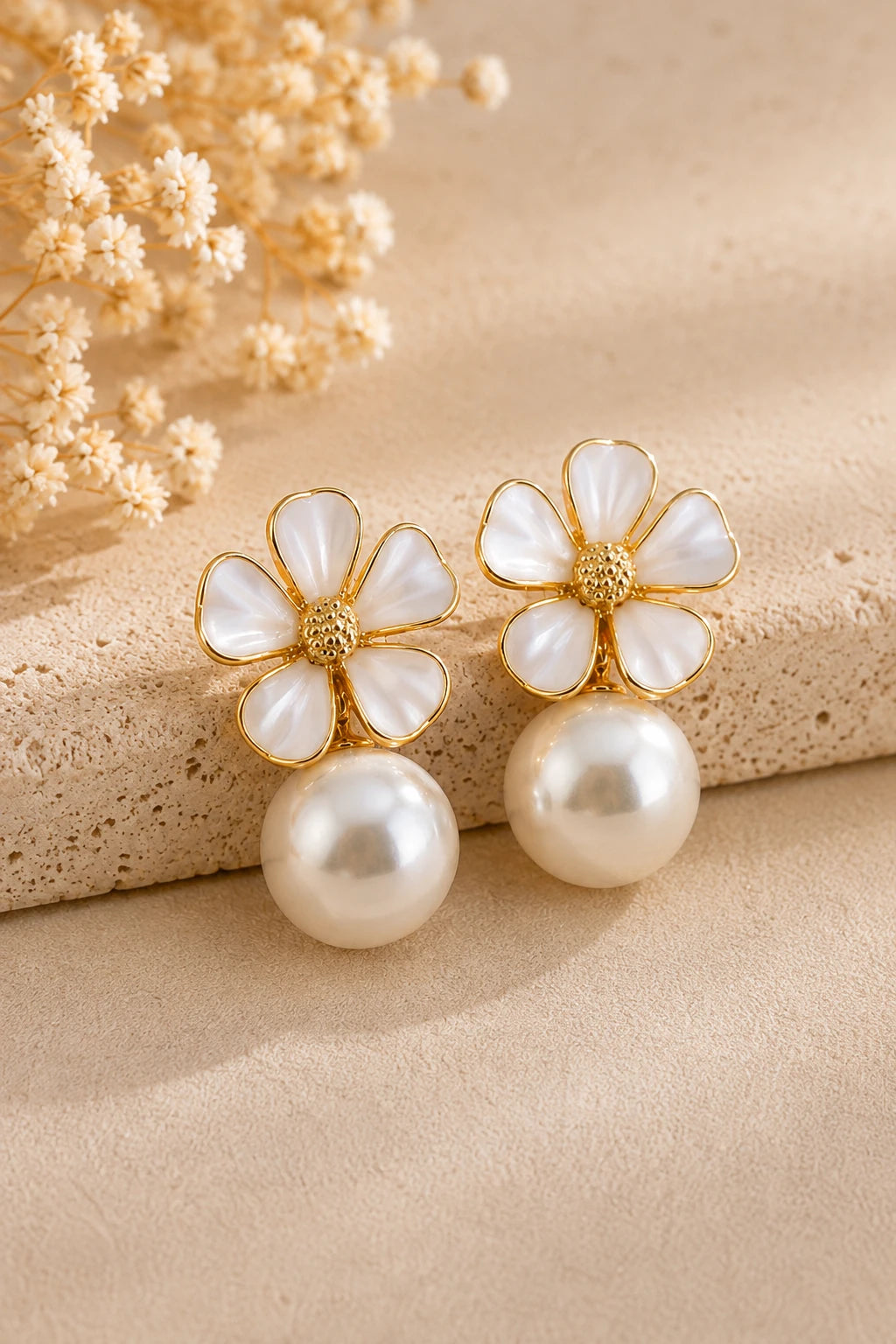 Fleur Pearl Drops-White