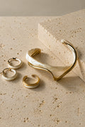 3 piece Ivory Marble Bangle Set