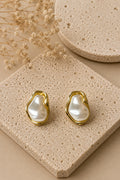 Baroque Pearl Stud Earrings
