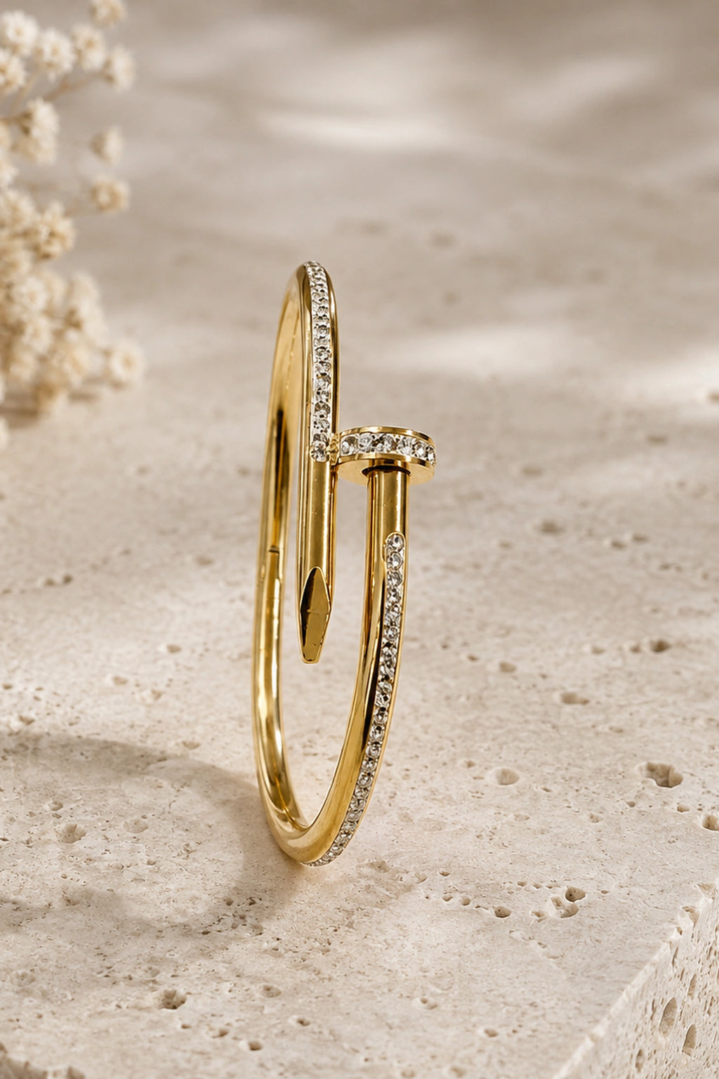 Crystal Nail Bangle