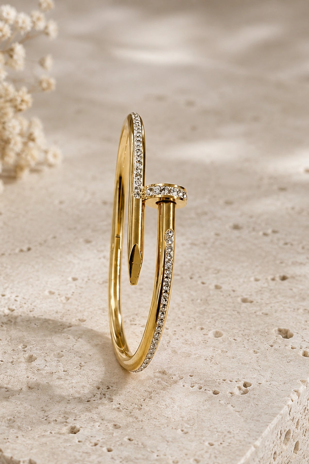 Crystal Nail Bangle