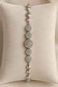 Silver Crystal Link Bracelet