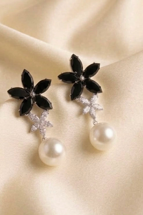 Noir Bloom Pearl Drops