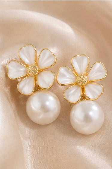 Fleur Pearl Drops-White