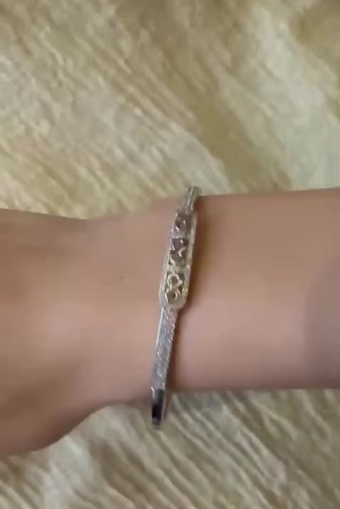 Infinity Pave Bangle