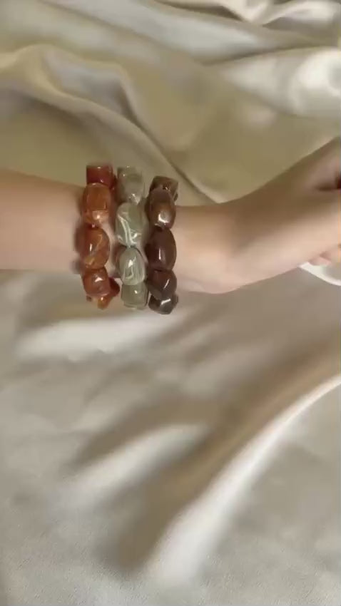 Nugget Bead Stretch Bracelet (Set of 3)
