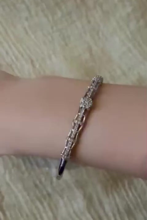 Bamboo Pave Bangle