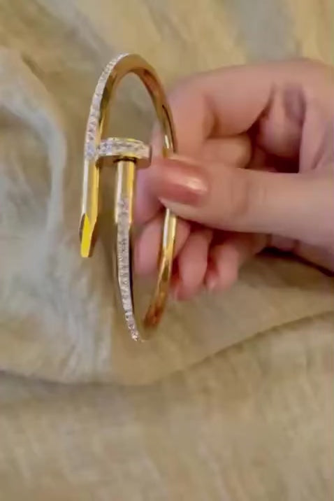 Crystal Nail Bangle