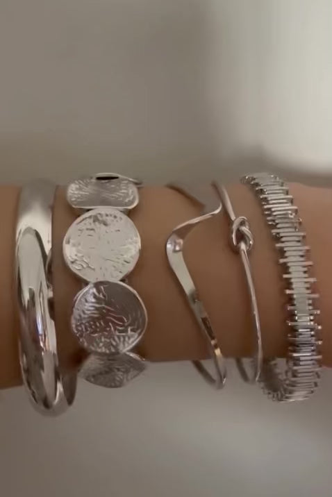 Silver Stack Set (5 pc)